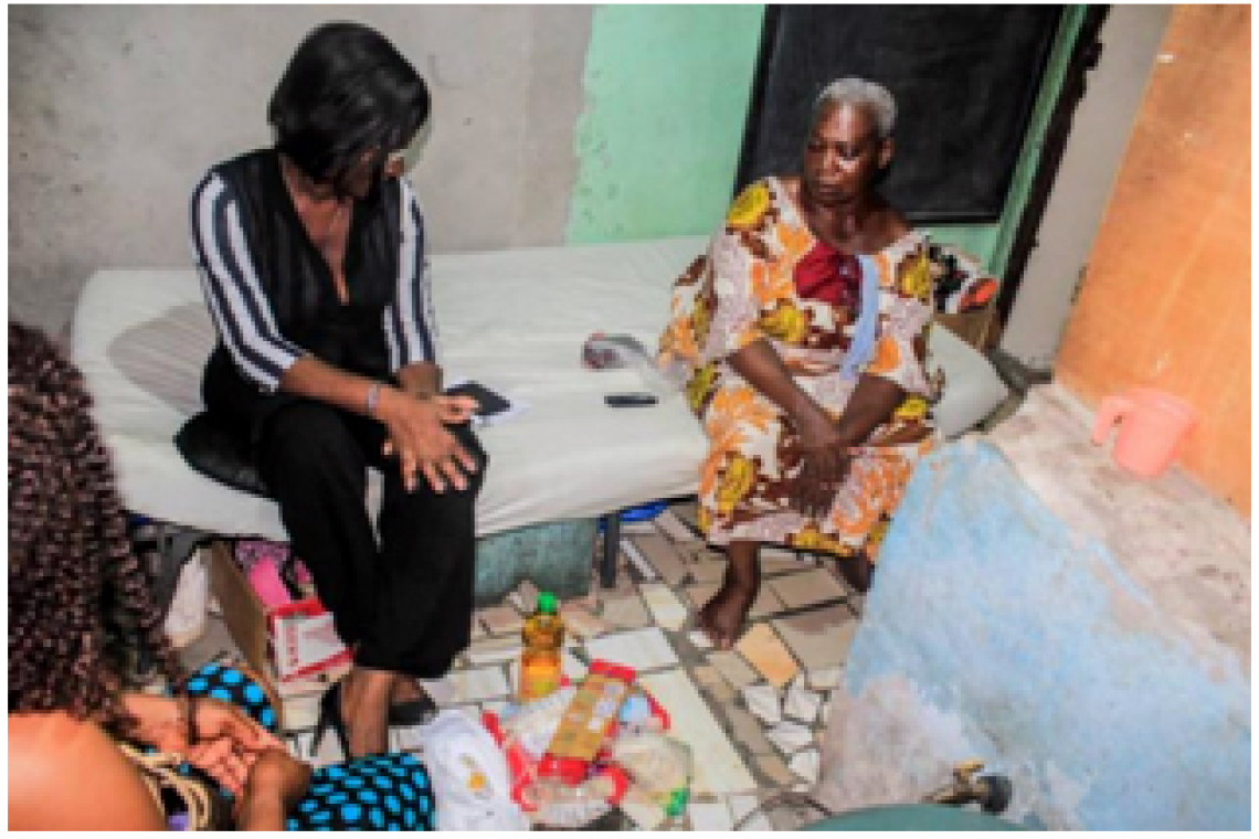 Remise du soutien financier du FER Côte d'Ivoire aux Mères Courageuses